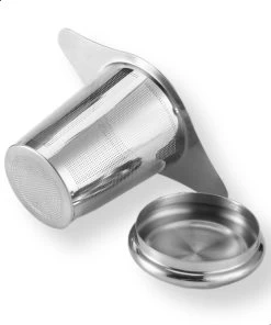 Passoire à Thé Avec Poignée , Y Compris Plaque Goutte à Goutte Et Herbe Squeezer - Oeuf Thee Pour Le Thé En Vrac - Filtre à Thé Pour Le Thé En Vrac - Boule à Thee