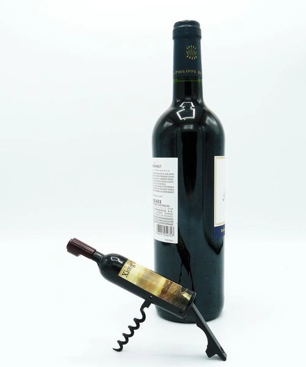 Couteau à Vin Edition Serveur - Couteau Sommelier - Tire - Bouchon à Vin - Ouvreur De Vin - Bières Ouvre - Ouvre - Bouteille - En Acier Inoxydable Et En Plastique - Zwart 10 Couteau à Vin Edition Serveur - Couteau Sommelier - Tire - Bouchon à Vin - Ouvreur De Vin - Bières Ouvre - Ouvre - Bouteille - En Acier Inoxydable Et En Plastique - Zwart – Image 8