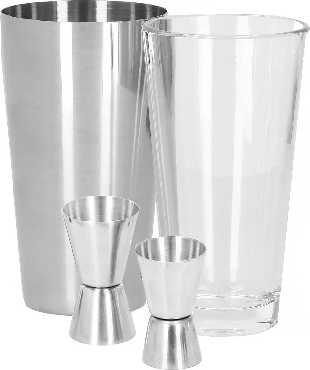 Ensemble De Cocktails Set | Set De 14 Shakers à Cocktail | Y Compris Boîte-cadeau | ACIER INOXYDABLE | Couleur Argent 22 Ensemble De Cocktails Set | Set De 14 Shakers à Cocktail | Y Compris Boîte-cadeau | ACIER INOXYDABLE | Couleur Argent – Image 20