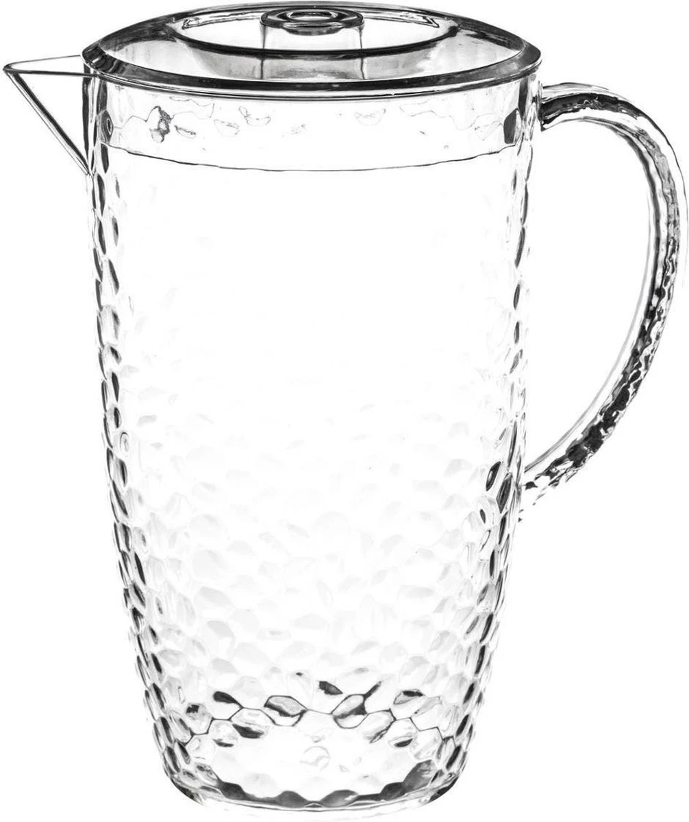 Set De 3 Carafes Pichet/pichet à Jus Avec Couvercle 2 Litres Transparent - Dimensions : 20,5 X 13,8 X 24 Cm - Matière : Plastique 4 Set De 3 Carafes Pichet/pichet à Jus Avec Couvercle 2 Litres Transparent - Dimensions : 20,5 X 13,8 X 24 Cm - Matière : Plastique – Image 2