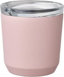 Kinto To Go Tumbler 240ml - Rose - Tasse Thermos En Acier Inoxydable - Tasse à Café - Réutilisable - Tasse à Café