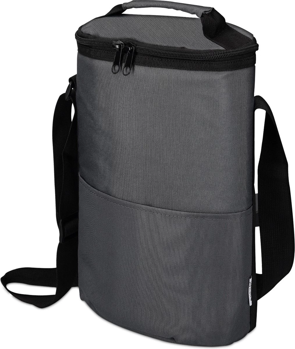 Sac Isotherme Portable Navaris Pour Le Vin - Glacière Avec Bandoulière Pour 2 Bouteilles Ou 4 Canettes - 32 X 22,5 X 12 Cm - Idéal Pour Le Voyage Ou Le Pique-nique 3 Sac Isotherme Portable Navaris Pour Le Vin - Glacière Avec Bandoulière Pour 2 Bouteilles Ou 4 Canettes - 32 X 22,5 X 12 Cm - Idéal Pour Le Voyage Ou Le Pique-nique