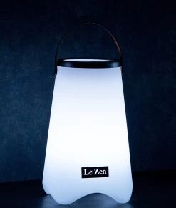 Le Zen Medium Wine Cooler - Enceinte Bluetooth - Lumière LED D'ambiance - Cave à Vin Pour L'extérieur Et L'intérieur - Cave à Vin Pour 2 Bouteilles