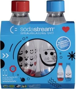 Bouteille PET Sodastream PET-Flasche 0 L Duopack Kids Edition Vert, Oranje