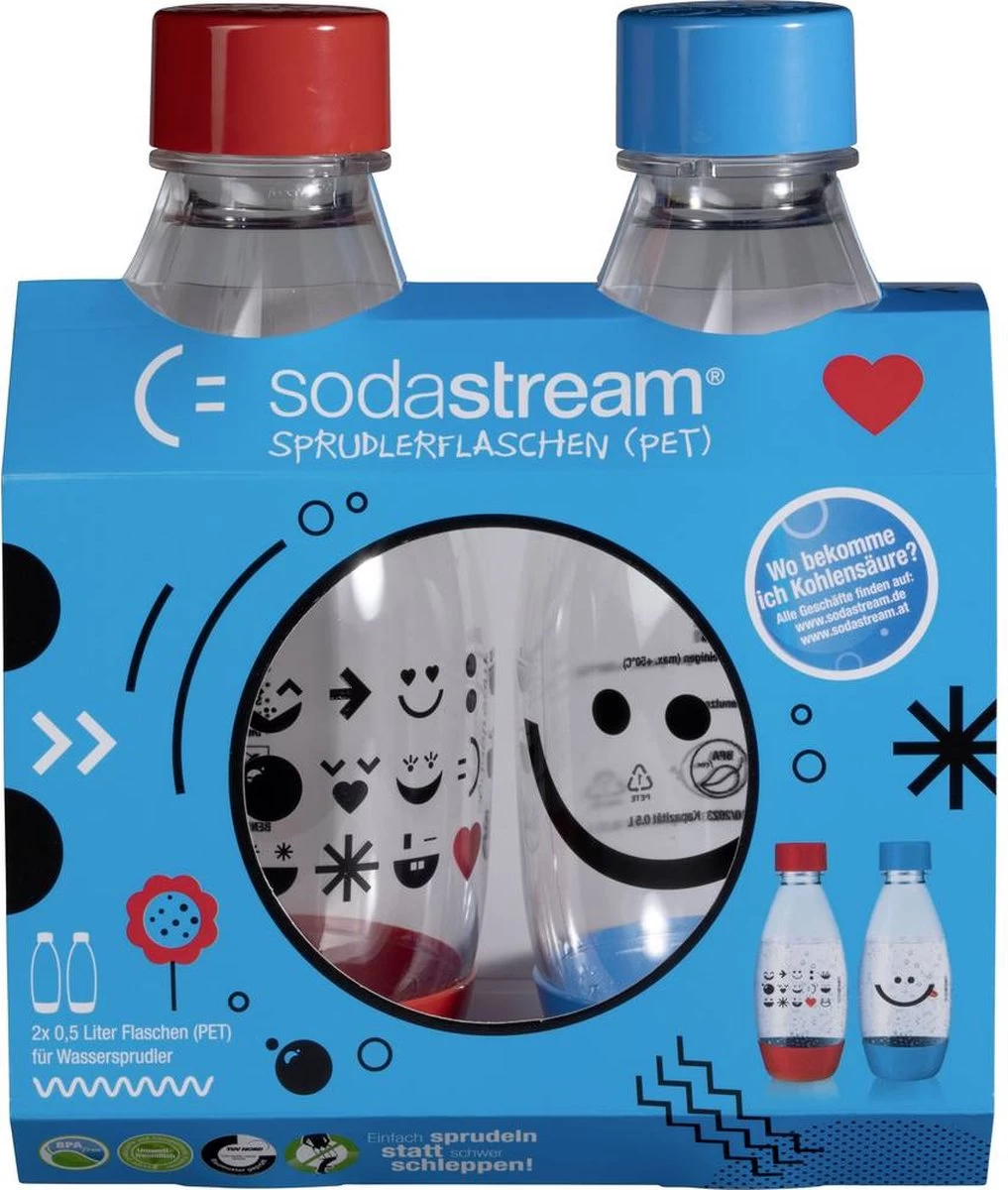 Bouteille PET Sodastream PET-Flasche 0 L Duopack Kids Edition Vert, Oranje 3 Bouteille PET Sodastream PET-Flasche 0 L Duopack Kids Edition Vert, Oranje