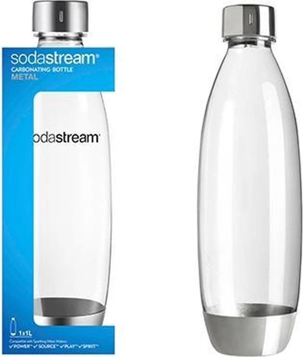 Bouteille Réutilisable SodaStream, Métal, 1 L 8 Bouteille Réutilisable SodaStream, Métal, 1 L – Image 6