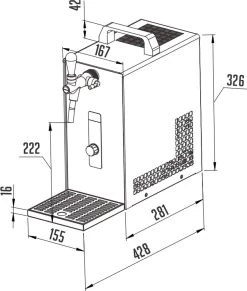 Robinet De Bière, Système De Robinet De Bière, PYGMY 20 1 Robinet, Refroidisseur à Sec, 20 Litres / Heure - Robinet De Bière, Beertender, Robinet Maison, Refroidisseur De Bière -Dégustation Délicate 1020x1200 3
