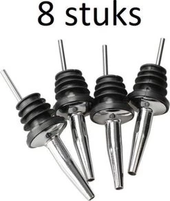 KELERINO. Becs Verseurs En Acier Inoxydable - Becs Verseurs - Cocktail - 8 Pièces