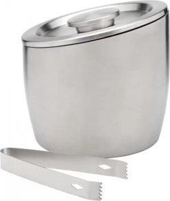 Leopold Vienna - Seau à Glace à Double Paroi Avec Couvercle Et Pince