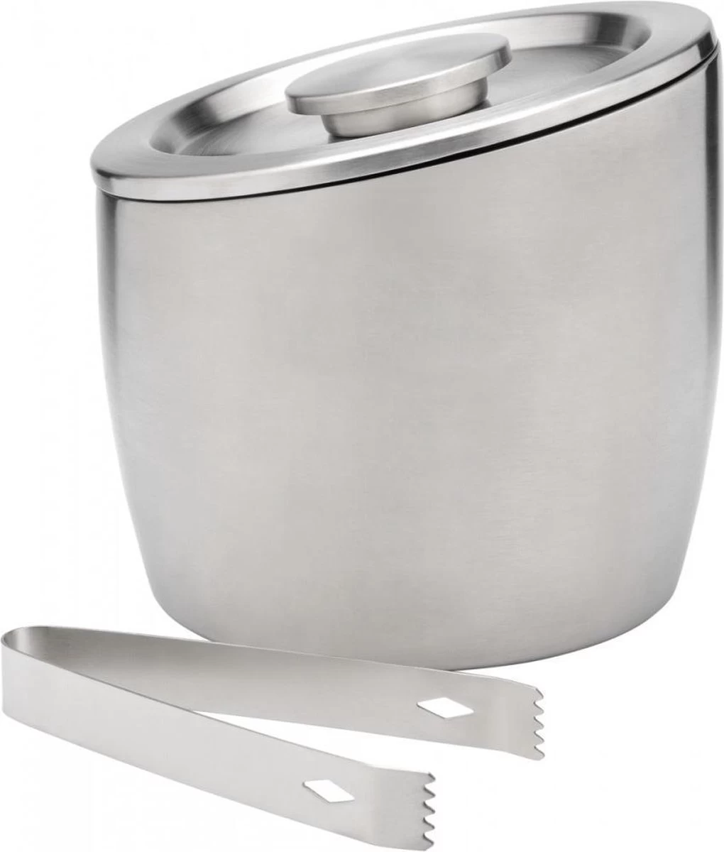 Leopold Vienna - Seau à Glace à Double Paroi Avec Couvercle Et Pince 3 Leopold Vienna - Seau à Glace à Double Paroi Avec Couvercle Et Pince