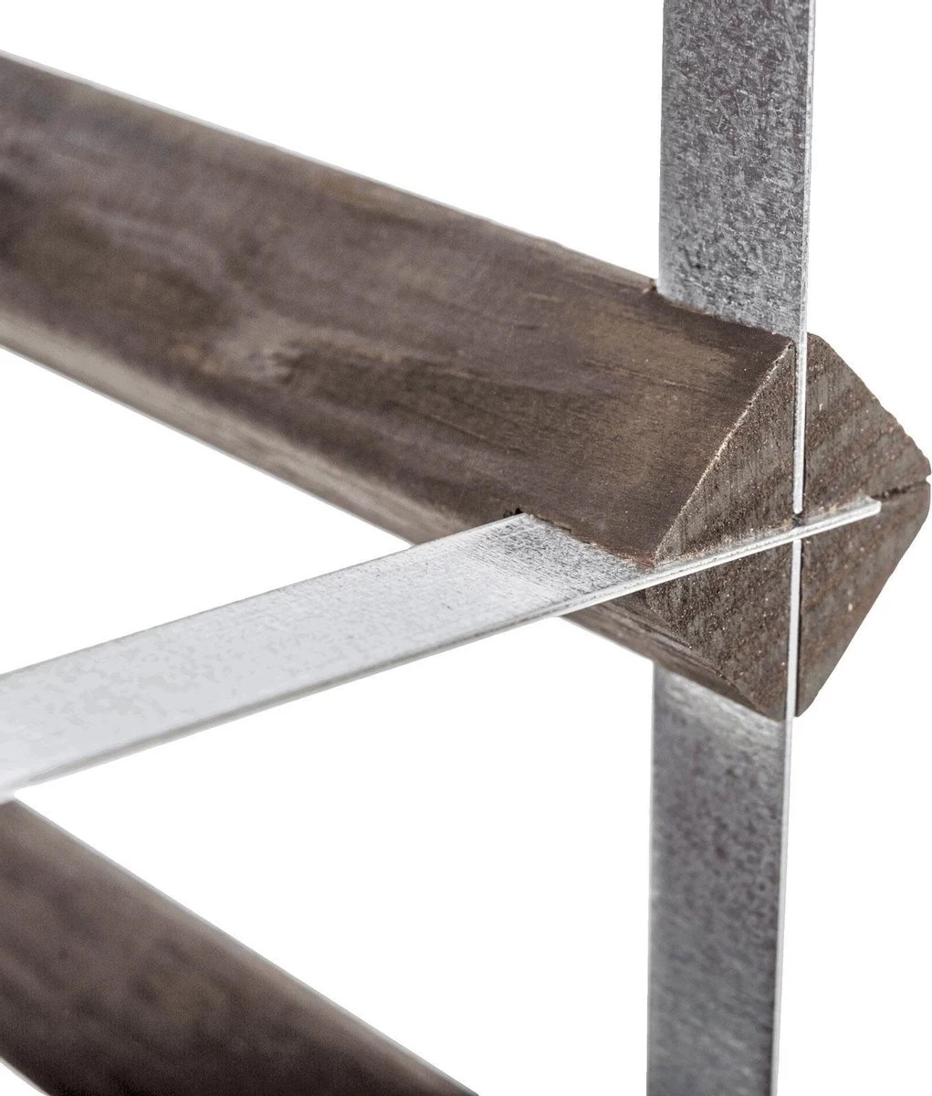 RTA Wineracks - Casier à Vin Galvanisé - Chêne Foncé - 30 Bouteilles à Assembler Soi-même 5x5 6 RTA Wineracks - Casier à Vin Galvanisé - Chêne Foncé - 30 Bouteilles à Assembler Soi-même 5x5 – Image 4