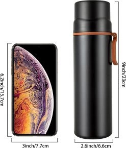 Bouteille D'eau Isotherme En Acier Inoxydable Avec Poignée Et Couvercle Anti-fuite, Tasse à Café Sous Vide, Tasse De Voyage De Sport à Double Paroi, Boissons Chaudes Et Froides Sans BPA 15 Oz/500 Ml (noir) 10 Bouteille D'eau Isotherme En Acier Inoxydable Avec Poignée Et Couvercle Anti-fuite, Tasse à Café Sous Vide, Tasse De Voyage De Sport à Double Paroi, Boissons Chaudes Et Froides Sans BPA 15 Oz/500 Ml (noir) -Dégustation Délicate 1022x1200 2
