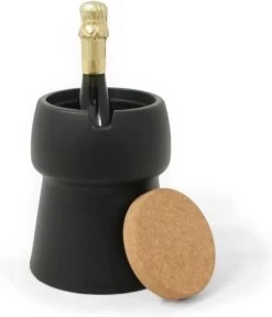 Bubalou - CHAMP 1-Bottle Cooler - Refroidisseur à Vin - Cooler à Champagne - Wicked Black/ Zwart
