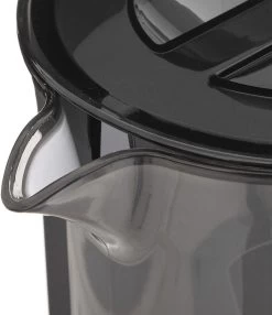 Set De 2 Carafes Pichet/pichet à Jus Avec Couvercle 1950 Ml Noir - Dimensions : 18 X 10,5 X 25 Cm - Matière : Plastique -Dégustation Délicate 1035x1200 3