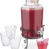 Ensemble De Robinet De Limonade Relaxdays Avec Support - 4 L - Distributeur De Boissons Avec Robinet - Canette De Sangria -Dégustation Délicate 1037x1200 3