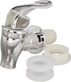 Relaxdays 2x Distributeur De Boissons 8 Litres - Distributeur D'eau En Verre - Robinet De Limonade - Robinet - Rétro -Dégustation Délicate 1039x1200 4