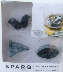 Sparq Home - Pierres à Whisky - Homme - Set De 3 - Pierres à Whisky - Pierre à Savon - Pierre à Savon - Glaçons - Cadeau De Noël