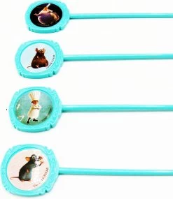 Doodadeals® Agitateurs à Cocktail Ratatouille - Agitateurs à Cocktail - Citroen Stamper - 4 Pcs