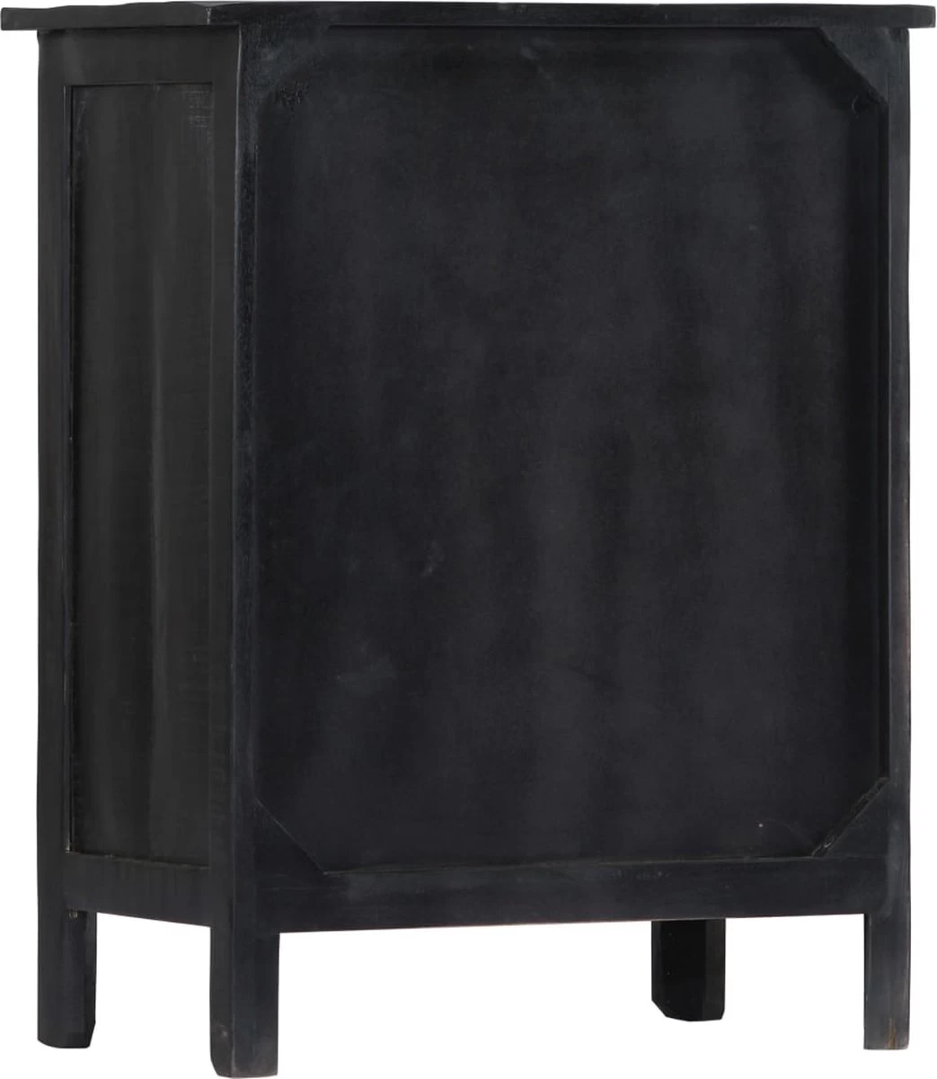 Prolenta Premium - Casier à Vin 56x35x75 Cm Bois De Manguier Massif Noir - Maison Et Jardin 6 Prolenta Premium - Casier à Vin 56x35x75 Cm Bois De Manguier Massif Noir - Maison Et Jardin – Image 4