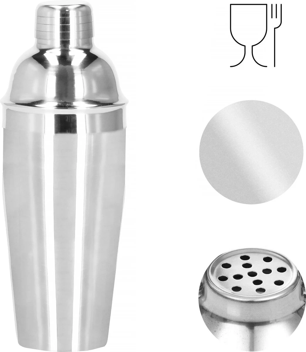 Ensemble De Cocktails Set | Set De 11 Shakers à Cocktail | Y Compris Support En Bamboe Et Emballage Cadeau | ACIER INOXYDABLE | Couleur Argent 8 Ensemble De Cocktails Set | Set De 11 Shakers à Cocktail | Y Compris Support En Bamboe Et Emballage Cadeau | ACIER INOXYDABLE | Couleur Argent – Image 6