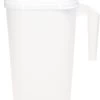 Pichet à Eau/pichet à Jus Transparent/blanc Avec Couvercle 1,6 Litre En Plastique - Pichet étroit Qui Tient Dans La Porte Du Réfrigérateur 2 Pichet à Eau/pichet à Jus Transparent/blanc Avec Couvercle 1,6 Litre En Plastique - Pichet étroit Qui Tient Dans La Porte Du Réfrigérateur -Dégustation Délicate 1043x1200 4