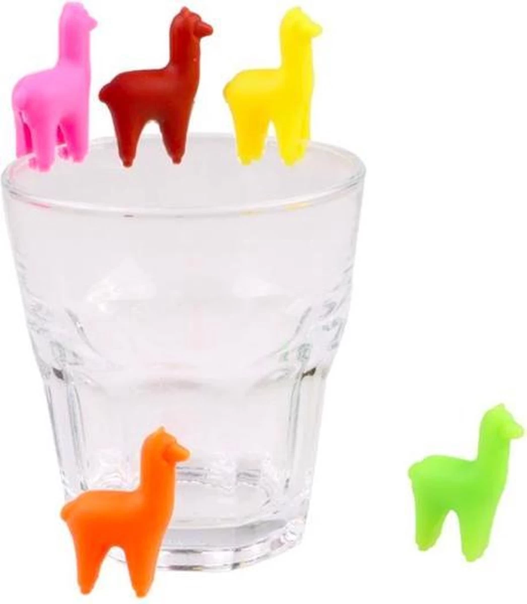 ProductGoods - 4x Marqueurs De Verre Alpagas - Verre Décoration - Glas Marker - Glas Décoration - Décoration - Étiquette Your Glas - Alpaga 3 ProductGoods - 4x Marqueurs De Verre Alpagas - Verre Décoration - Glas Marker - Glas Décoration - Décoration - Étiquette Your Glas - Alpaga