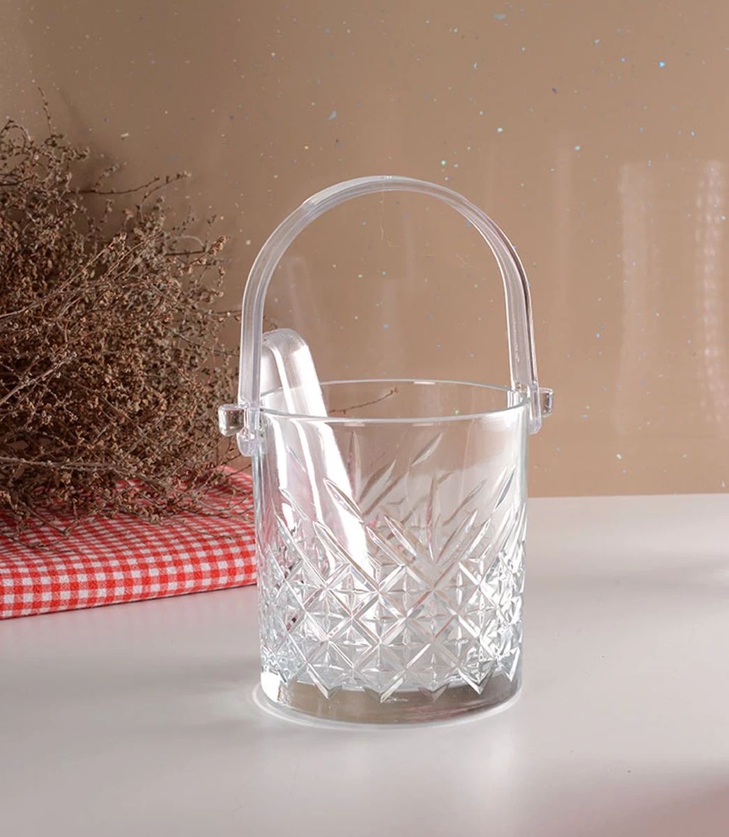 Pasabahce Timeless – Seau à Glace En Verres Avec Anse + Pince – 149 Cm X 129 Cm – 1000 Ml 3 Pasabahce Timeless – Seau à Glace En Verres Avec Anse + Pince – 149 Cm X 129 Cm – 1000 Ml