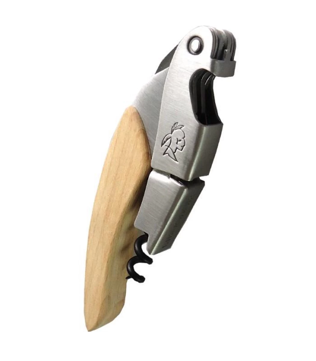 LIGNE W - IROQUOIS - COUTEAU SOMMELIER OUVRE BOUTEILLE DE LUXE FINITION BOIS NATUREL 7 LIGNE W - IROQUOIS - COUTEAU SOMMELIER OUVRE BOUTEILLE DE LUXE FINITION BOIS NATUREL – Image 5