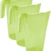 4 X Pichet à Eau / Pichet à Jus Transparent / Vert D'une Contenance De 1,75 Litres En Plastique Avec Anse Et Bec Verseur 1 4 X Pichet à Eau / Pichet à Jus Transparent / Vert D'une Contenance De 1,75 Litres En Plastique Avec Anse Et Bec Verseur -Dégustation Délicate 1054x1200 4