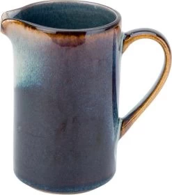 Cosy And Trendy Quintana - Pot à Lait - Blauw - D7xh12cm - 30cl - Livre De Cuisine En Porcelaine Et Cuisine