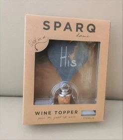 Sparq Home - Bouchon à Vin - Coeur 'His' - Pierre à Savon - Bouchon à Vin - Accessoires Pour Le Vin - Cadeau De Noël -Dégustation Délicate 1059x1200 3