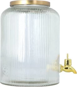 4goodz Carafe à Jus En Verres Avec Robinet Et Couvercle Dorés 5 Litres 18 4goodz Carafe à Jus En Verres Avec Robinet Et Couvercle Dorés 5 Litres -Dégustation Délicate 1060x1200 2