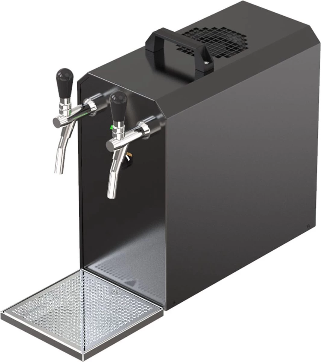 Set De Base Complet - Système De Distribution STREAM 50K Avec Pompe à Air, Caisse à Bière, Refroidisseur De Débit Refroidisseur à Sec 2 Lignes, Jusqu'à 55 Litres / H - BLACK EDITION 6 Set De Base Complet - Système De Distribution STREAM 50K Avec Pompe à Air, Caisse à Bière, Refroidisseur De Débit Refroidisseur à Sec 2 Lignes, Jusqu'à 55 Litres / H - BLACK EDITION – Image 4