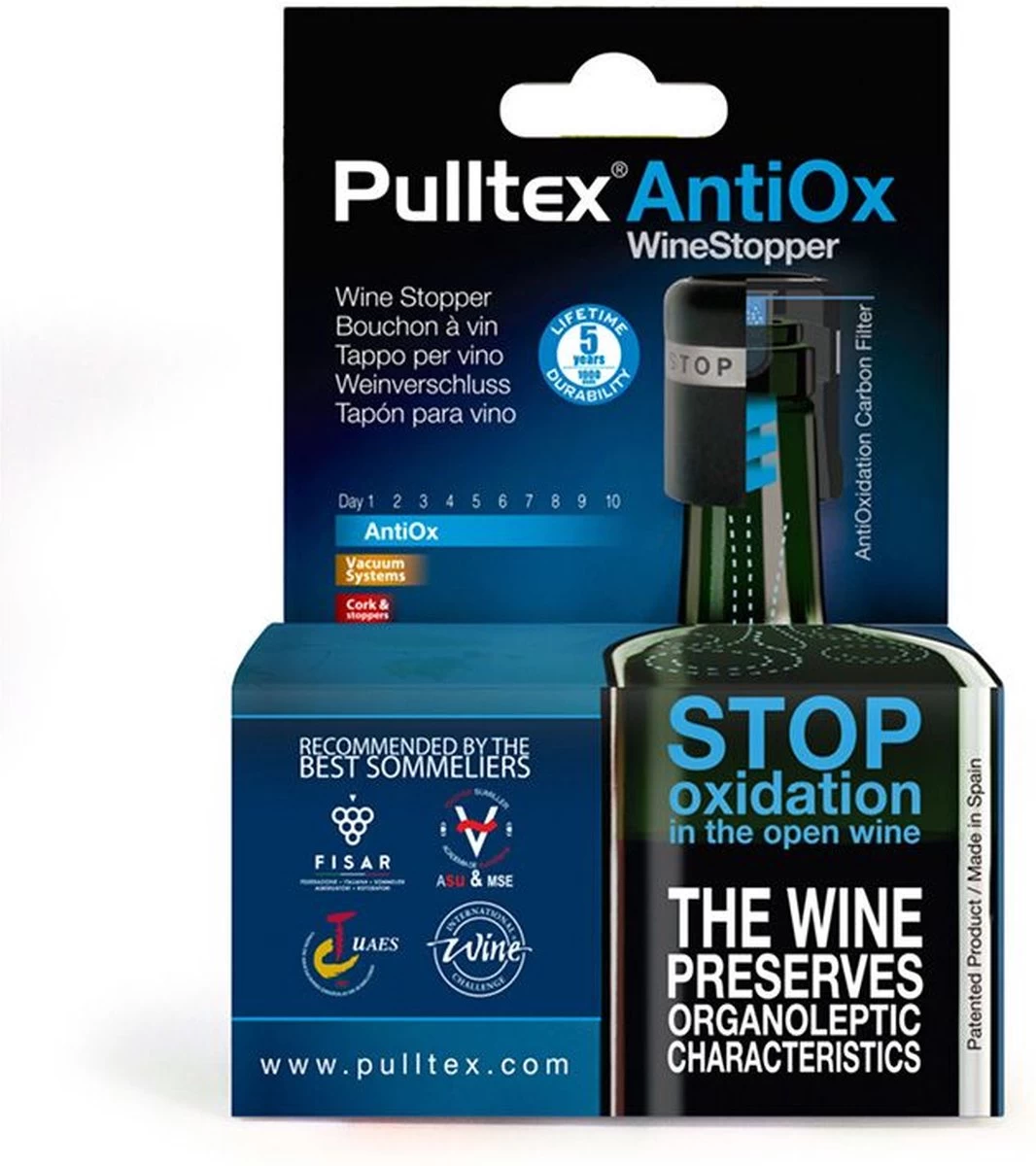 Pulltex - Bouchon à Vin Anti-ox Version Tech Bouchon à Vin Antiox LIQUIDATION 6 Pulltex - Bouchon à Vin Anti-ox Version Tech Bouchon à Vin Antiox LIQUIDATION – Image 4