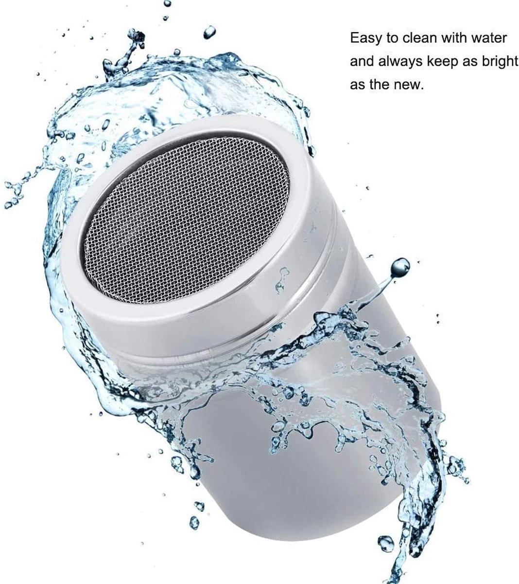 1 Pièce Saupoudreuse à Sucre Glace En Acier Inoxydable Pour Chocolat(s) 7 1 Pièce Saupoudreuse à Sucre Glace En Acier Inoxydable Pour Chocolat(s) – Image 5