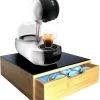 Porte-capsule / Machine à Café Standard Avec Tiroir - Glas Zwart / Bois De Bamboe - Café Et Tasses à Café Standard - Porte-gobelet Boîte à Thé Porte-capsule OA Dolce Gusto 2 Porte-capsule / Machine à Café Standard Avec Tiroir - Glas Zwart / Bois De Bamboe - Café Et Tasses à Café Standard - Porte-gobelet Boîte à Thé Porte-capsule OA Dolce Gusto -Dégustation Délicate 1076x1200