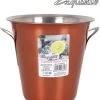 Seau à Vin Ou Champagne Exquis - Acier Inoxydable - Couleur Cuivre - Ø 22 Cm, Hauteur 20,5 Cm 1 Seau à Vin Ou Champagne Exquis - Acier Inoxydable - Couleur Cuivre - Ø 22 Cm, Hauteur 20,5 Cm -Dégustation Délicate 1077x1200