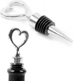 Vin Bouchon Coeur - Accessoires De Vin - Amour - Pendaison De Crémaillère - Anniversaire - Cadeau De Fête Des Mères - Cadeau Pour Elle - Femme - Maman - Maman