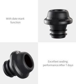 YUGN Pompe à Vide à Vin Bouchon à Vin - Bouchon à Vin Avec 4 Bouchons à Vin Sous Vide - Bouchon à Vin Avec Minuterie -Dégustation Délicate 1083x1200