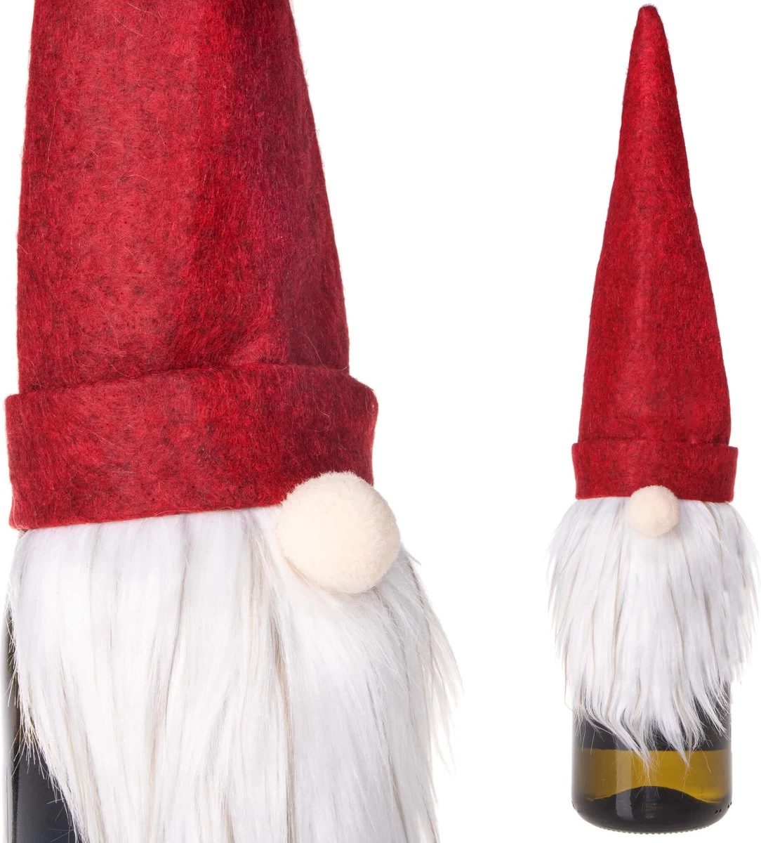 Pull Bouteille De Vin Springos | Couverture De Bouteille De Vin | Emballage Cadeau Bouteille De Vin | Pull | Rouge 7 Pull Bouteille De Vin Springos | Couverture De Bouteille De Vin | Emballage Cadeau Bouteille De Vin | Pull | Rouge – Image 5