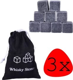 Whisky Stones Ice Cubes - Whisky Stones Réutilisables - Bloc De Glace Whisky Stone Réutilisable - 27 Pièces