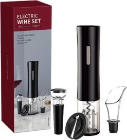 Ouvre-vin électrique - Tire-bouchon électrique - Ouvre-bouteille De Vin - Tire-bouchon - Ouvre-vin De Luxe - Coffret Cadeau - Vaderdag
