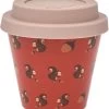 Quy Cup - Gobelet De Voyage écologique 90 Ml - Tasse à Expresso « Alvin » Avec Couvercle En Siliconen Rose -Dégustation Délicate 1094x1200 5