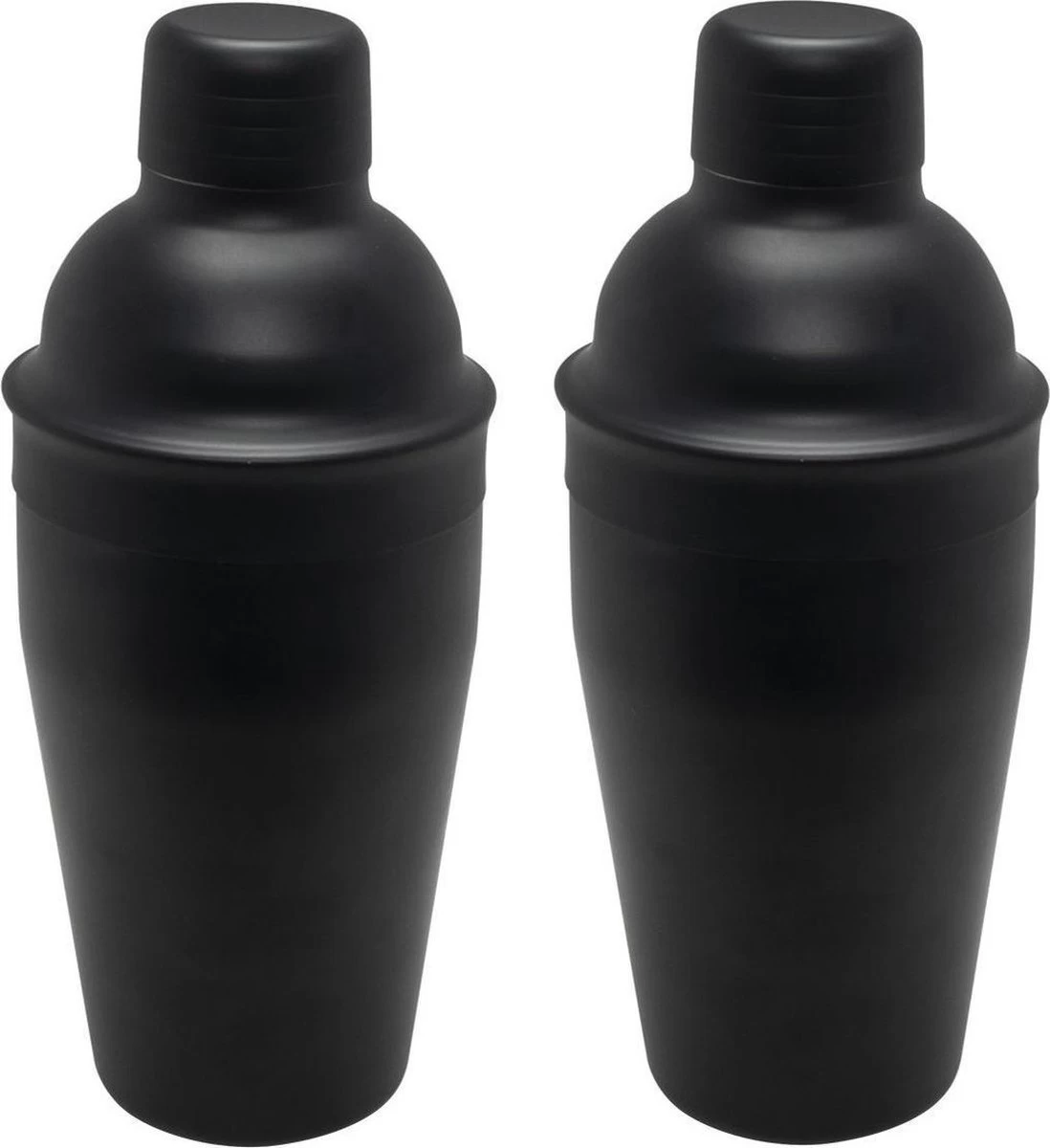 2x Shakers à Cocktail Noir Mat 500ml 22 Cm - Préparation De Cocktails - Mélange De Tasses / Shake Tasses Pour Cocktails 3 2x Shakers à Cocktail Noir Mat 500ml 22 Cm - Préparation De Cocktails - Mélange De Tasses / Shake Tasses Pour Cocktails