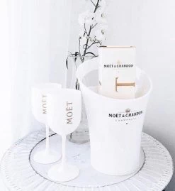Seau à Glace Imperial Moët & Chandon Ice Avec 2 Verres - Refroidisseur à Vin De Luxe / Seau à Glace Et Verres à Champagne 2x -Dégustation Délicate 1100x1200 3