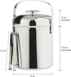 Buddy's Bar - Seau à Glace Professionnel 1,3 Litre En Acier Inoxydable Avec Couvercle, Pince EIS Et Grille D'égouttage - Seau à Glace, Seau à Glace, Bac à Glaçons, Bac De Stockage De Glaçons 10 Buddy's Bar - Seau à Glace Professionnel 1,3 Litre En Acier Inoxydable Avec Couvercle, Pince EIS Et Grille D'égouttage - Seau à Glace, Seau à Glace, Bac à Glaçons, Bac De Stockage De Glaçons -Dégustation Délicate 1103x1200 1