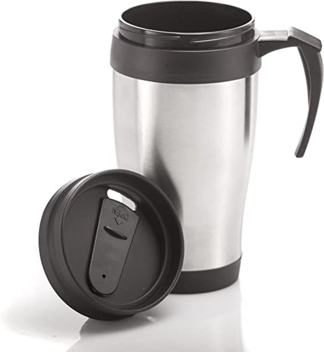 Tasse Thermos - Tasse à Café Acier Inoxydable, Double Paroi, Isotherme, étanche, Tasse De Voyage Avec Couvercle, Tasse à Café à Emporter / Tasse Thermos - Tasse à Coffee / Boissons Chaudes Et Froides 400ml 3 Tasse Thermos - Tasse à Café Acier Inoxydable, Double Paroi, Isotherme, étanche, Tasse De Voyage Avec Couvercle, Tasse à Café à Emporter / Tasse Thermos - Tasse à Coffee / Boissons Chaudes Et Froides 400ml