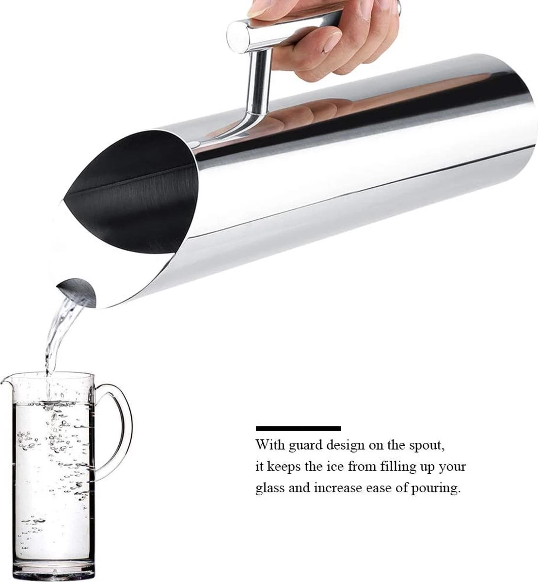 Tabouret à Boire, Acier Inoxydable, Outil De Service D'hôtel (2L) Alessi Sceau à Glace Carafe à Eau Verre Pichet à Eau En Acier Inoxydable + Carafe Alassi Pichet à Eau Alessi Pichet En Acier Inoxydable 5 Tabouret à Boire, Acier Inoxydable, Outil De Service D'hôtel (2L) Alessi Sceau à Glace Carafe à Eau Verre Pichet à Eau En Acier Inoxydable + Carafe Alassi Pichet à Eau Alessi Pichet En Acier Inoxydable – Image 3