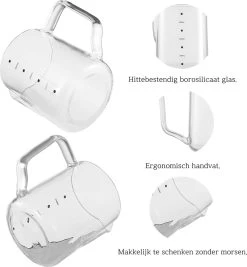 House Of Husk Pot à Lait En Verres - Pot à Lait Moussant 350 Ml - Pot à Lait Moussant - Pichet à Lait - Pot à Lait Barista -Dégustation Délicate 1111x1200 1