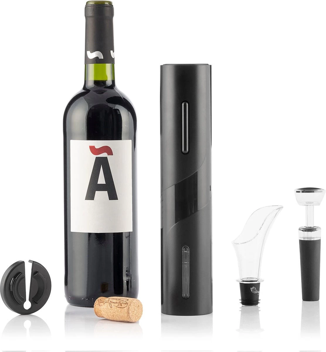 Innovagoods Tire-bouchon électrique - Ensemble Tire-bouchon - Accessoires Vin - Coupe-capsule - Bec Verseur - Bouchon à Vide 21 Innovagoods Tire-bouchon électrique - Ensemble Tire-bouchon - Accessoires Vin - Coupe-capsule - Bec Verseur - Bouchon à Vide – Image 19